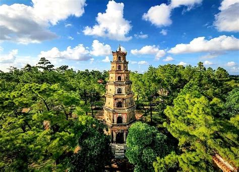 Discover the Mystical Charm of Thien Mu Pagoda, an Ancient Symbol of Vietnamese Spirituality!