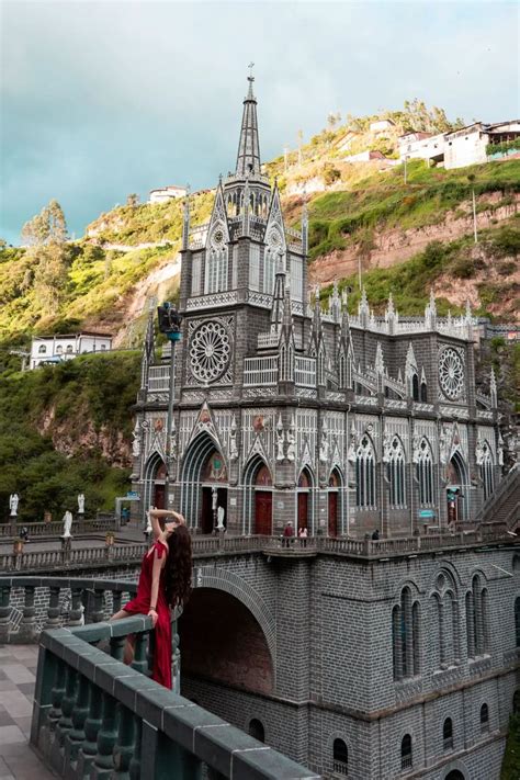 Las Lajas Sanctuary: A Majestic Marble Marvel Perched on a Steep Gorge!